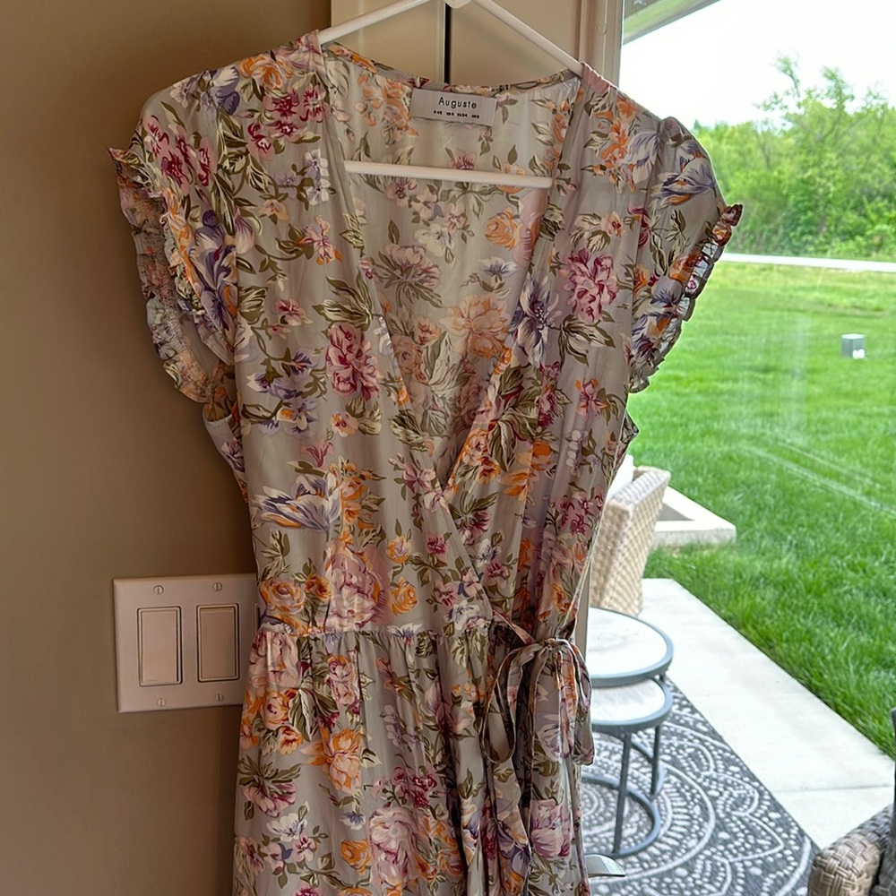Auguste wrap dress